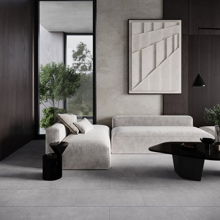 Silver Matt Porcelain Tile