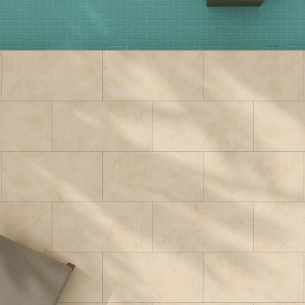 Beige Porcelain Paving Slabs 24x48