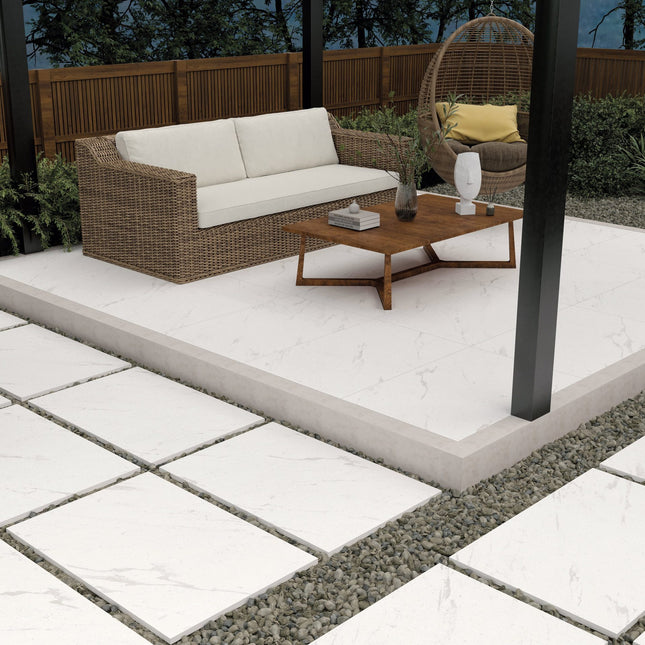 Tokyo White Porcelain Paving 24x35 Inch