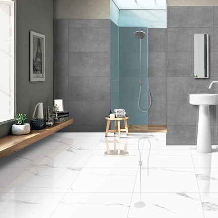 Statuario Polished Porcelain Tile