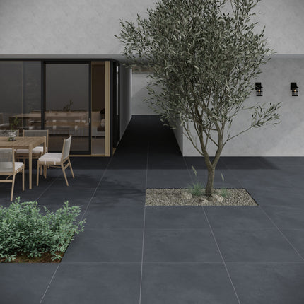 Outdoor Living Ash Porcelain Paving