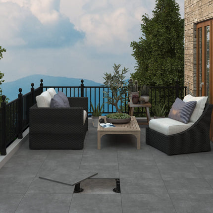 Beton Anthracite Outdoor Porcelain Paving