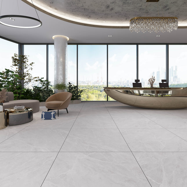 Las Palmas Grey Matt Porcelain Tile