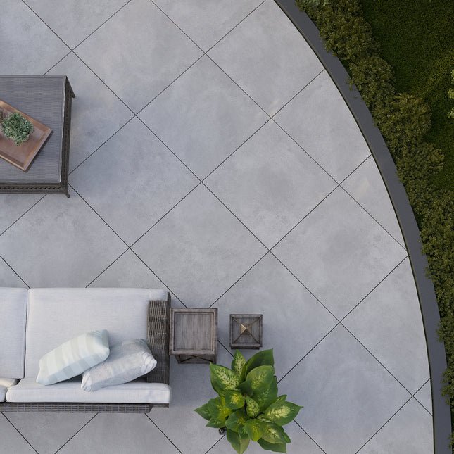 Cool Grey Porcelain Paving 31.5x31.5x0.8