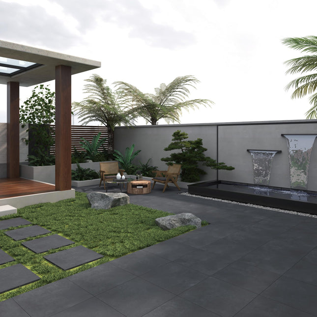 Ash Living Porcelain Paving