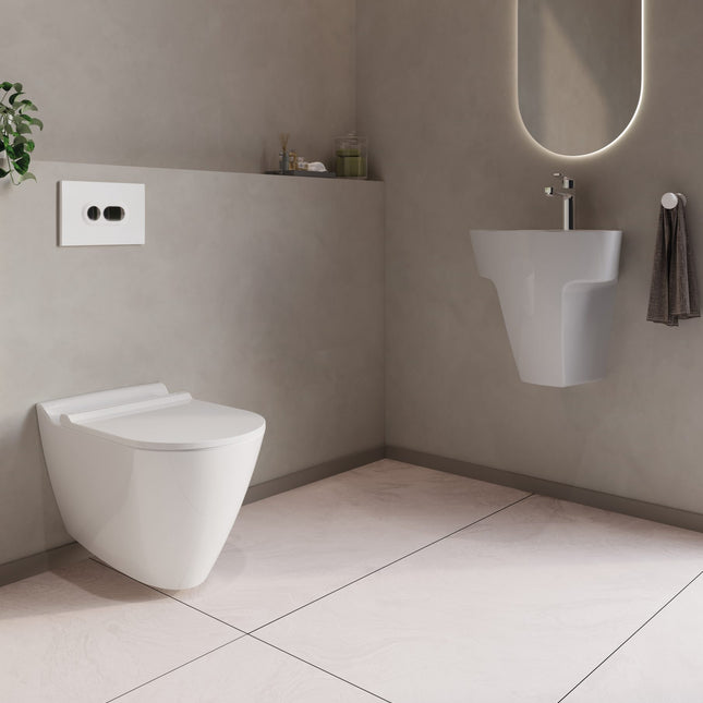 Nomerless White Matt Porcelain