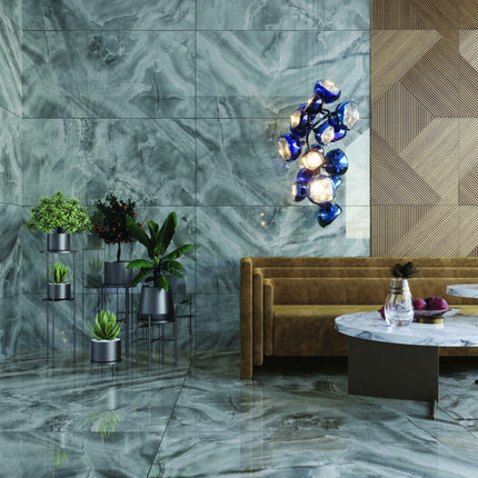 Olbia Grey Polished Porcelain Tile