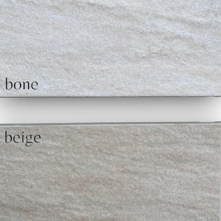 Quartz Stone Beige 18" x 35" Outdoor Paving
