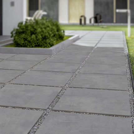 Grey Porcelain Driveway Paving 24"x24"x1.2"