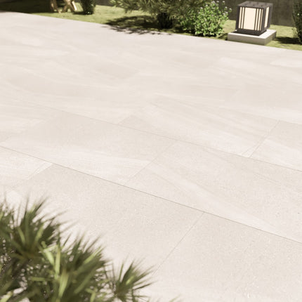 Grovak White Porcelain Paving
