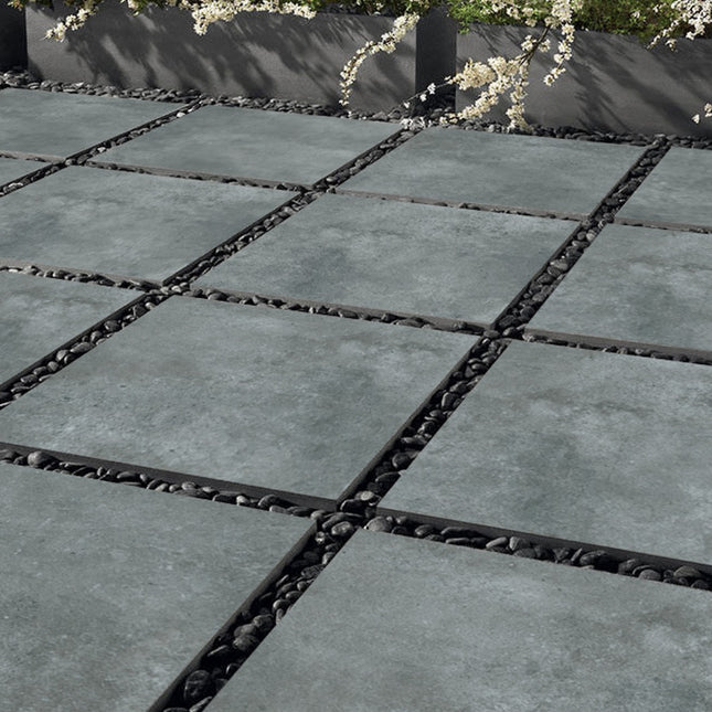 Living Mid Grey Porcelain Pavers