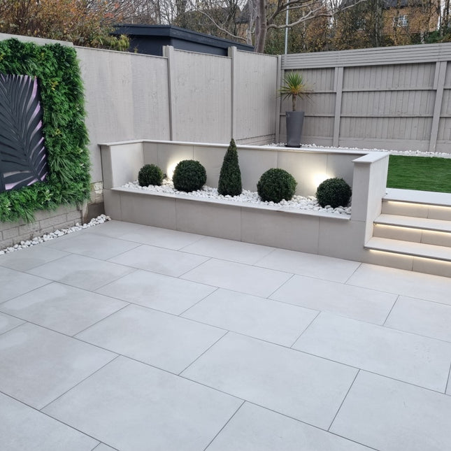 Living Off White Porcelain Paving