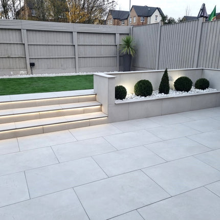 Living Off White Porcelain Paving