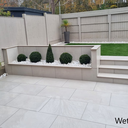 Living Off White Porcelain Paving