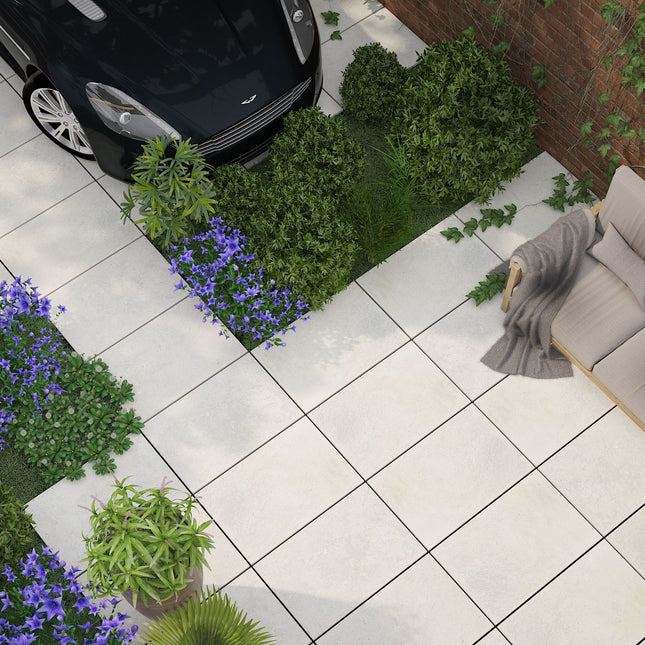 Ivory Porcelain Paving 24x35in